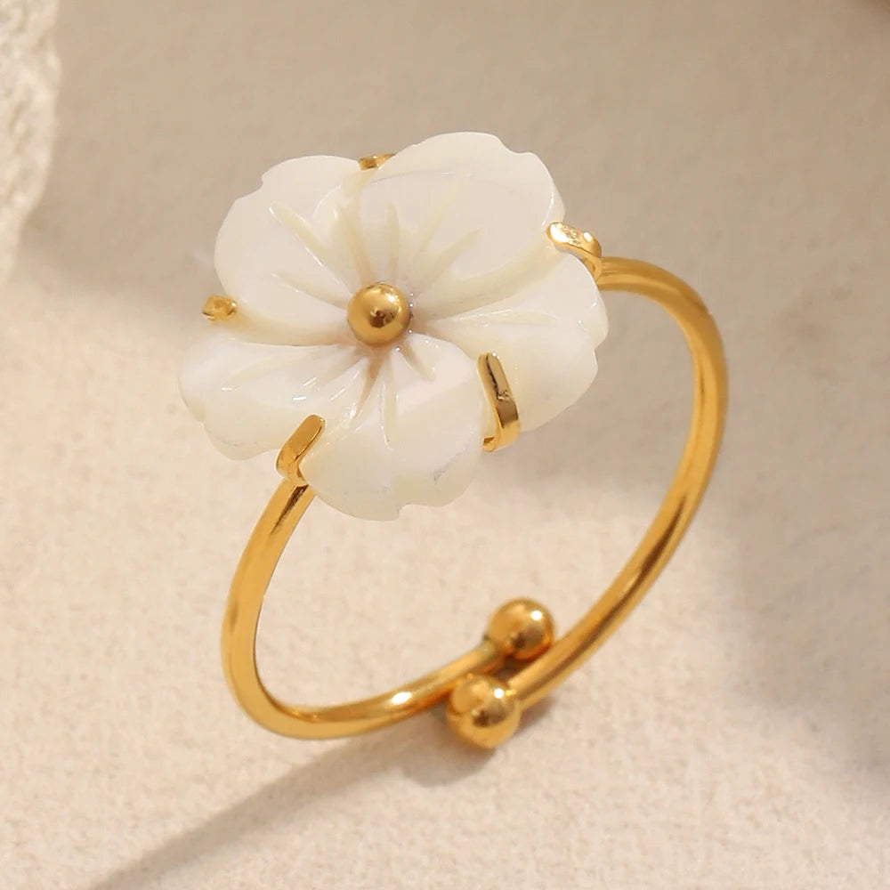 White Blossom Ring