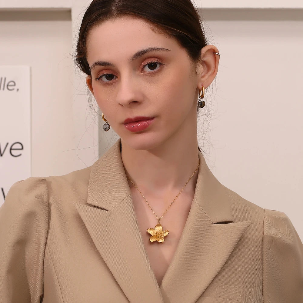 Golden Petal Necklace