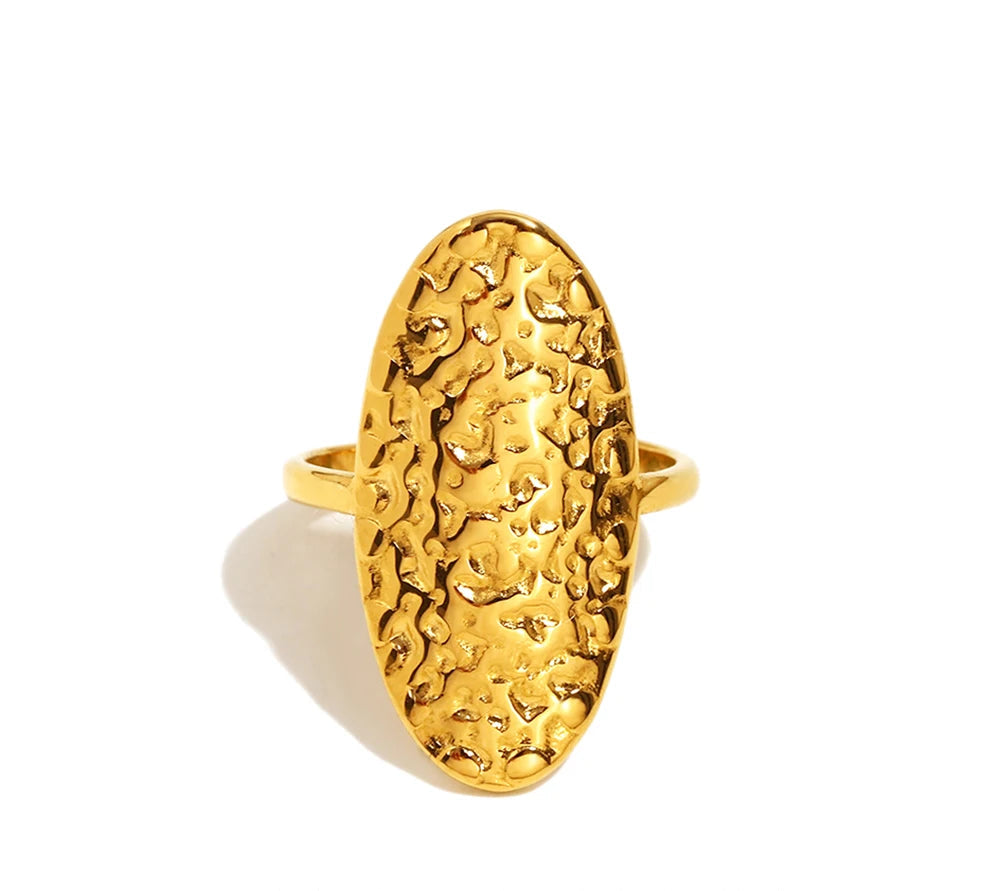 Hammered Glow Ring