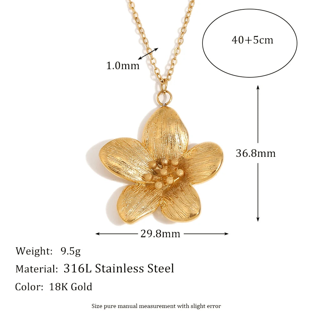 Golden Petal Necklace