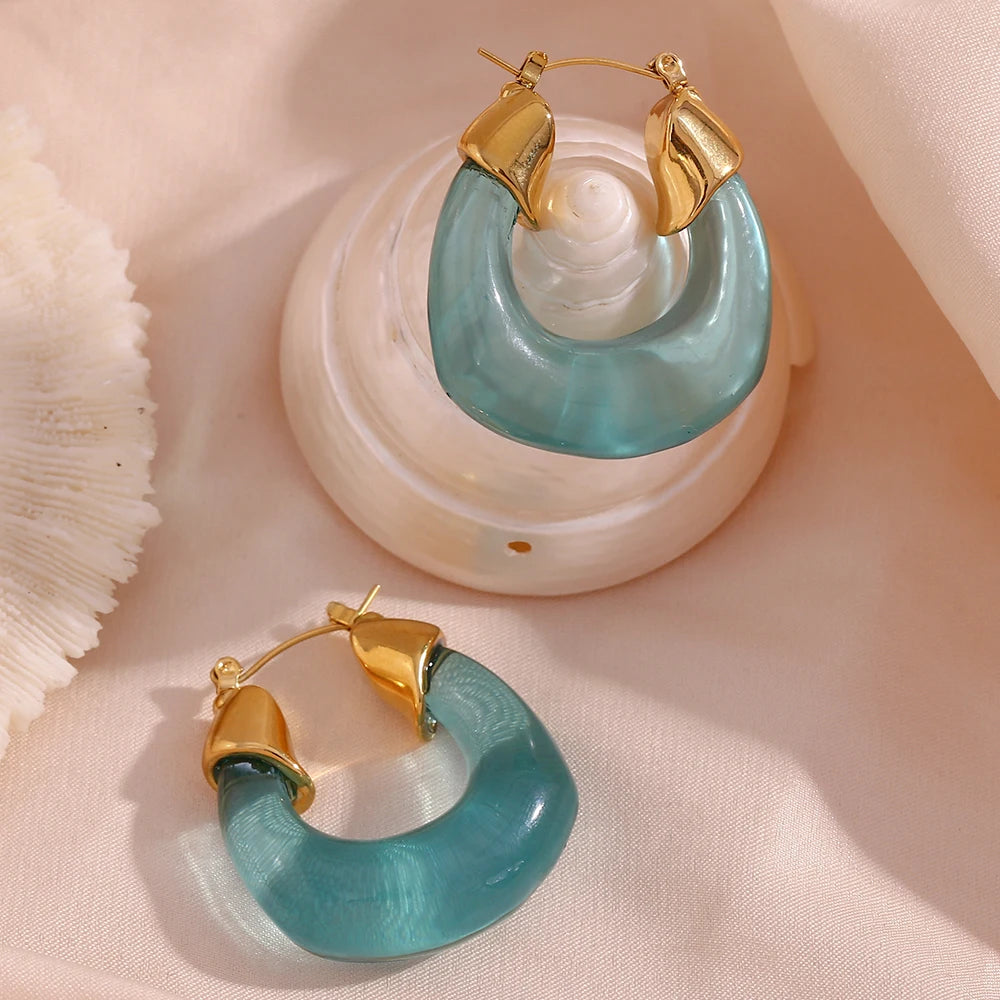 Acrylic Curve Earrings