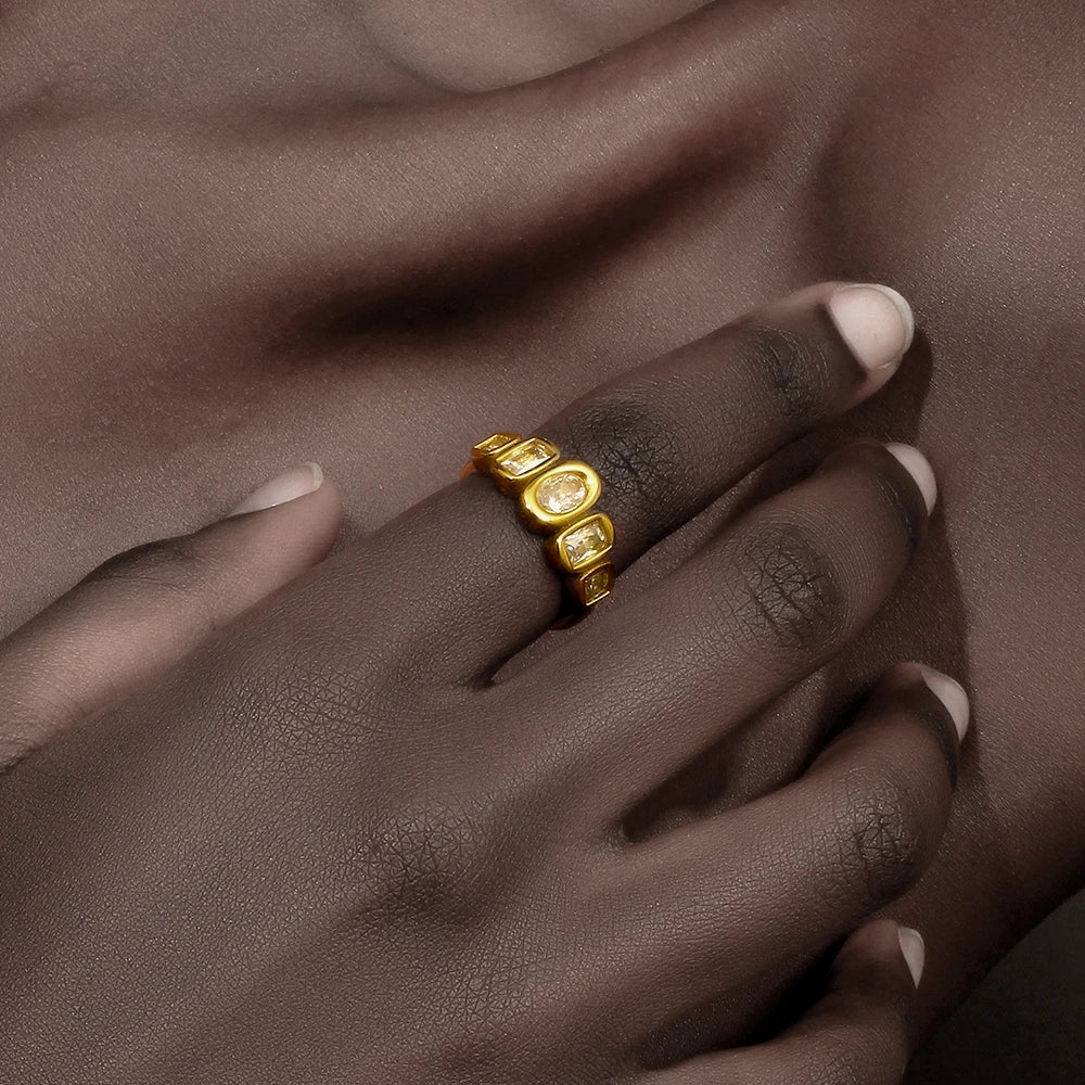 Luxe Geometry Ring