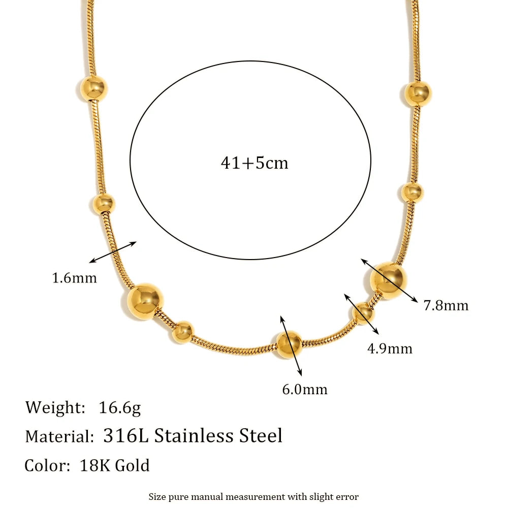 Minimal Beads Necklace
