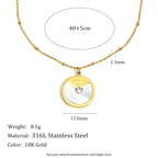 Ocean Letter Necklace