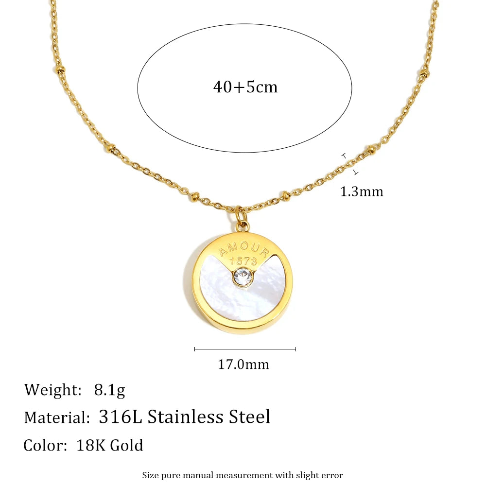 Ocean Letter Necklace