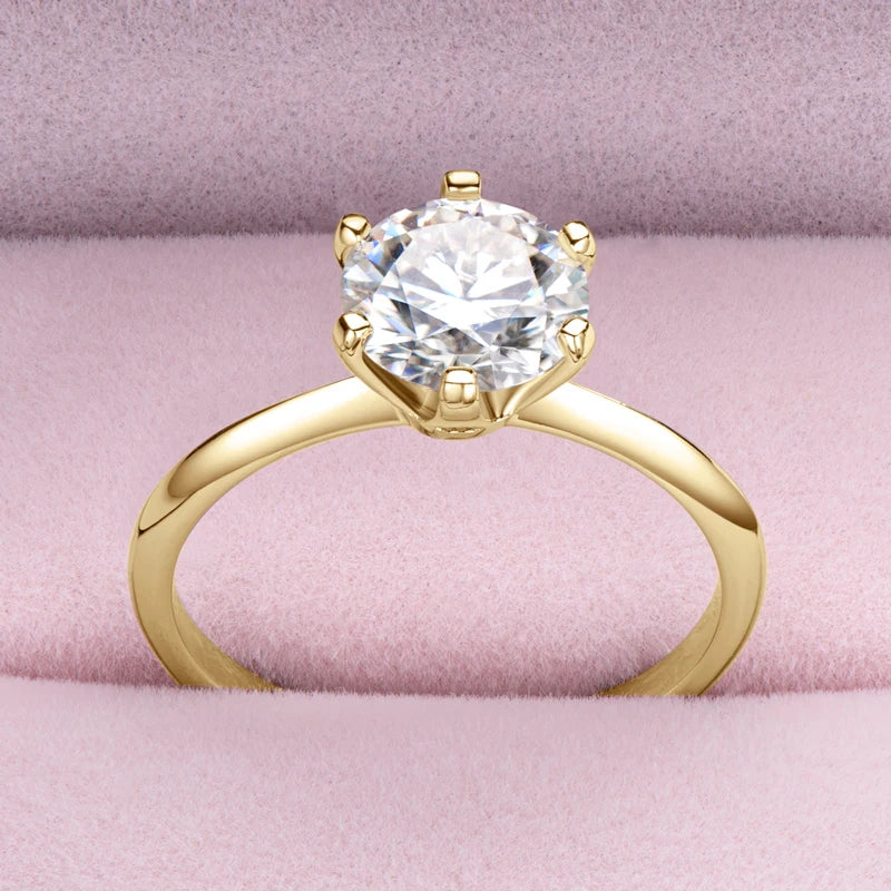 Celeste 3.0CT Solitaire in Gold
