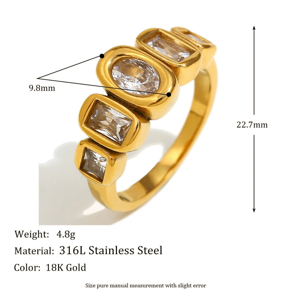 Luxe Geometry Ring