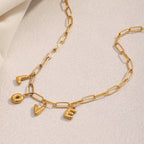 Winged Initial Necklace