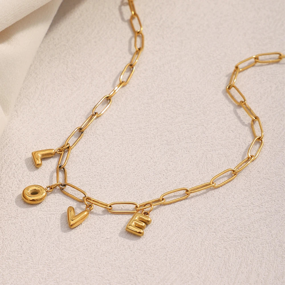 Winged Initial Necklace