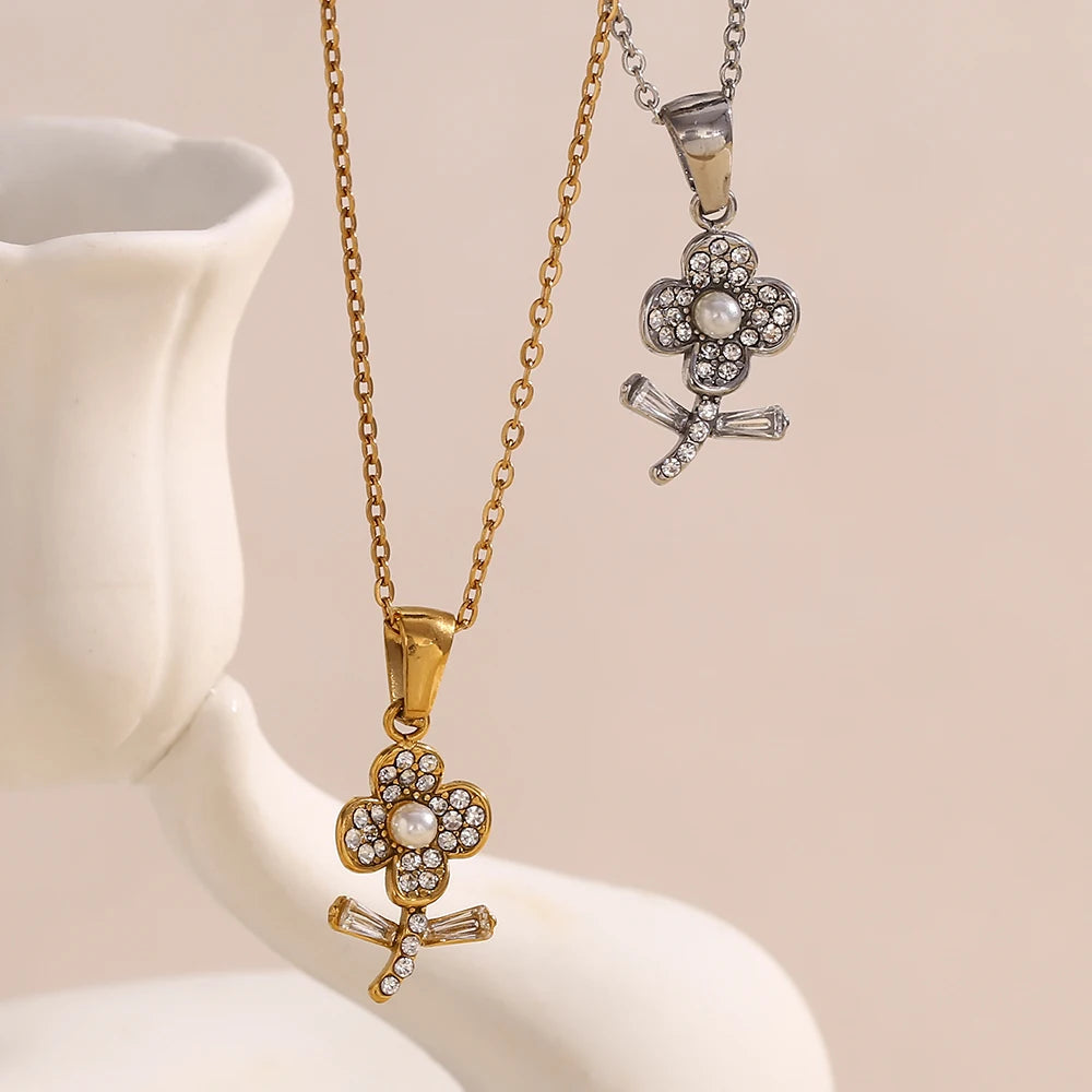 Pearl Blossom Necklace