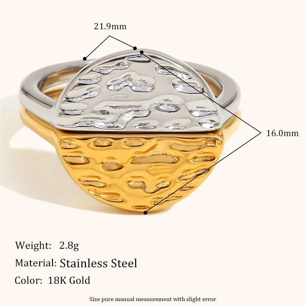 Sun & Moon Duo Ring