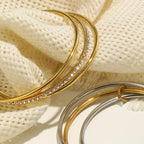 Triple Layer Zircon Bracelet
