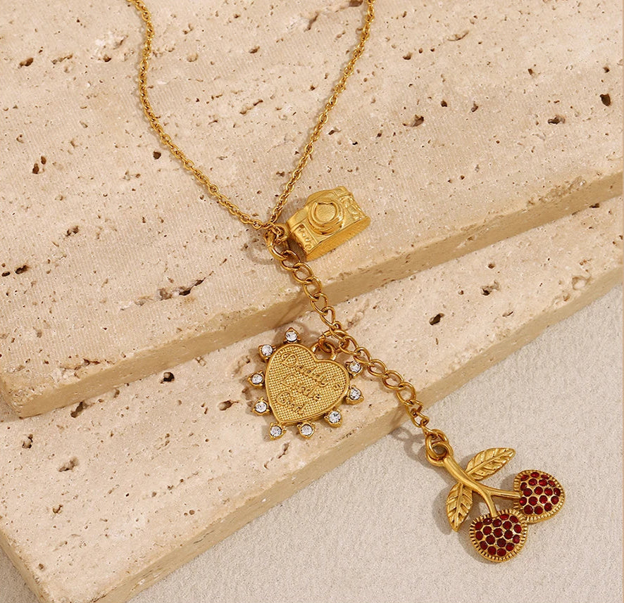 Celestial Heart Pendant Necklace