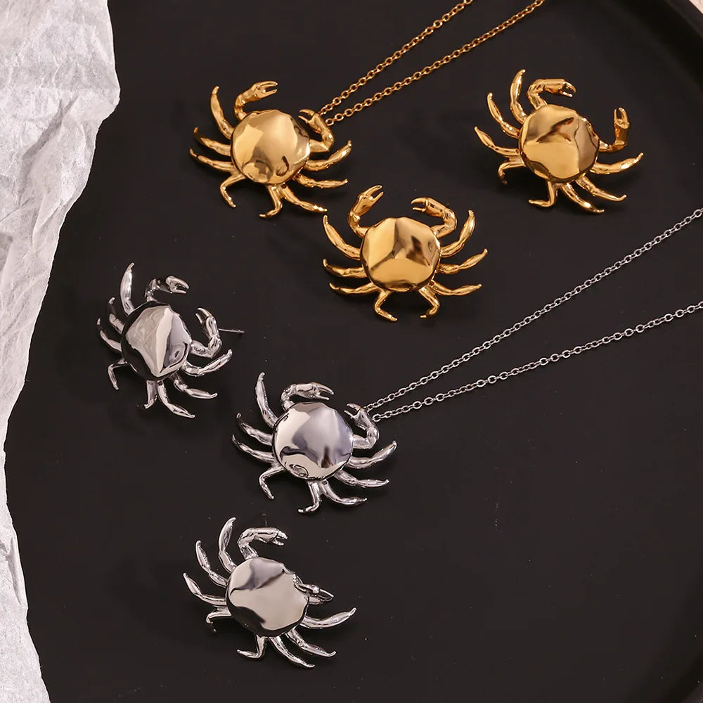 Mini Crab Earrings