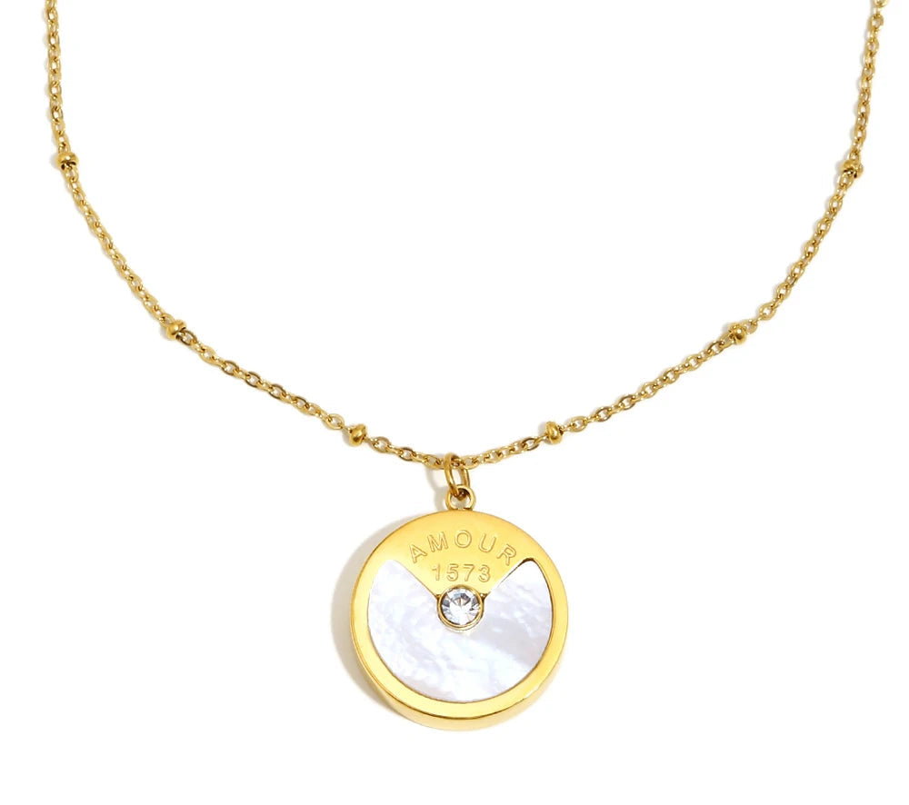 Ocean Letter Necklace