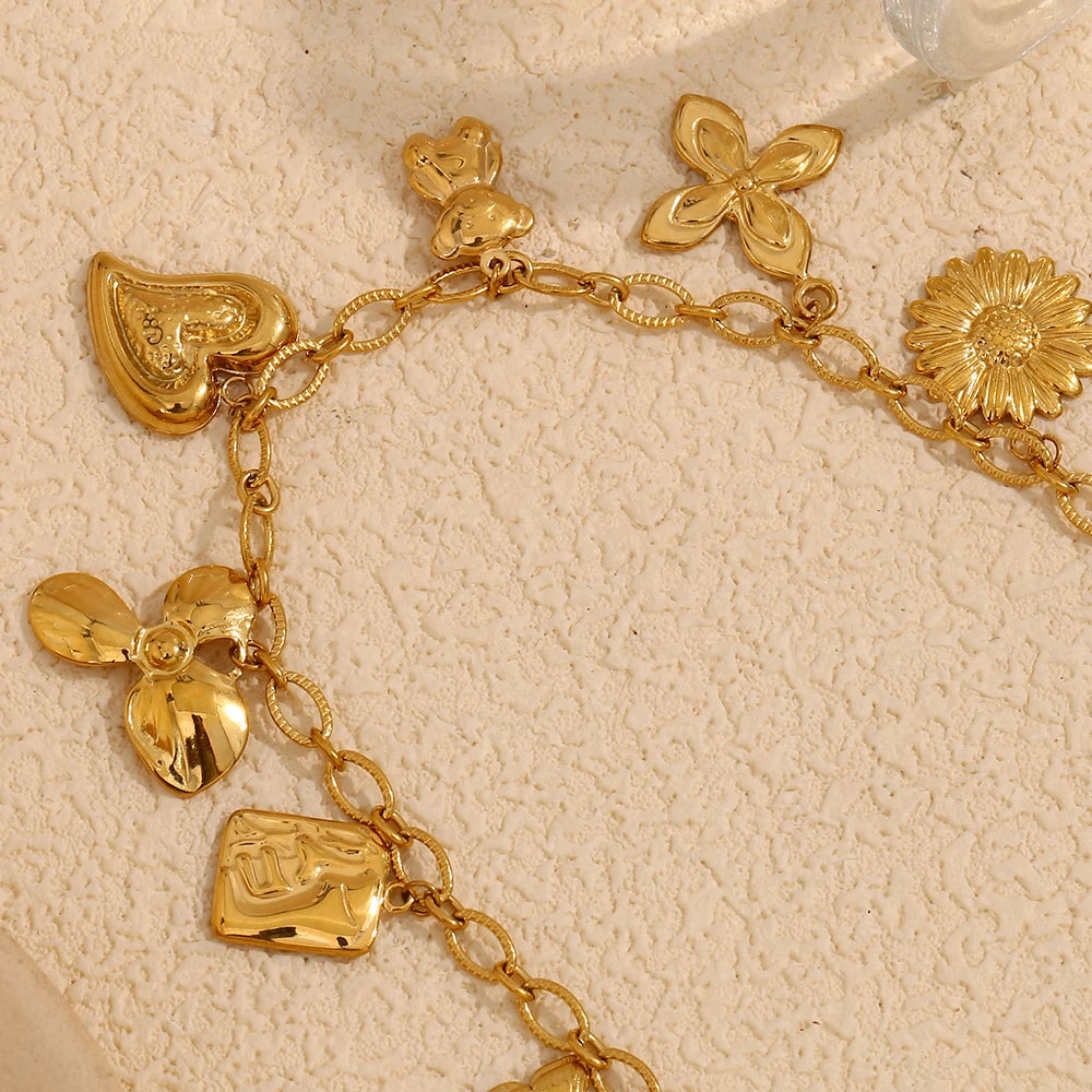 Charm Cascade Necklace