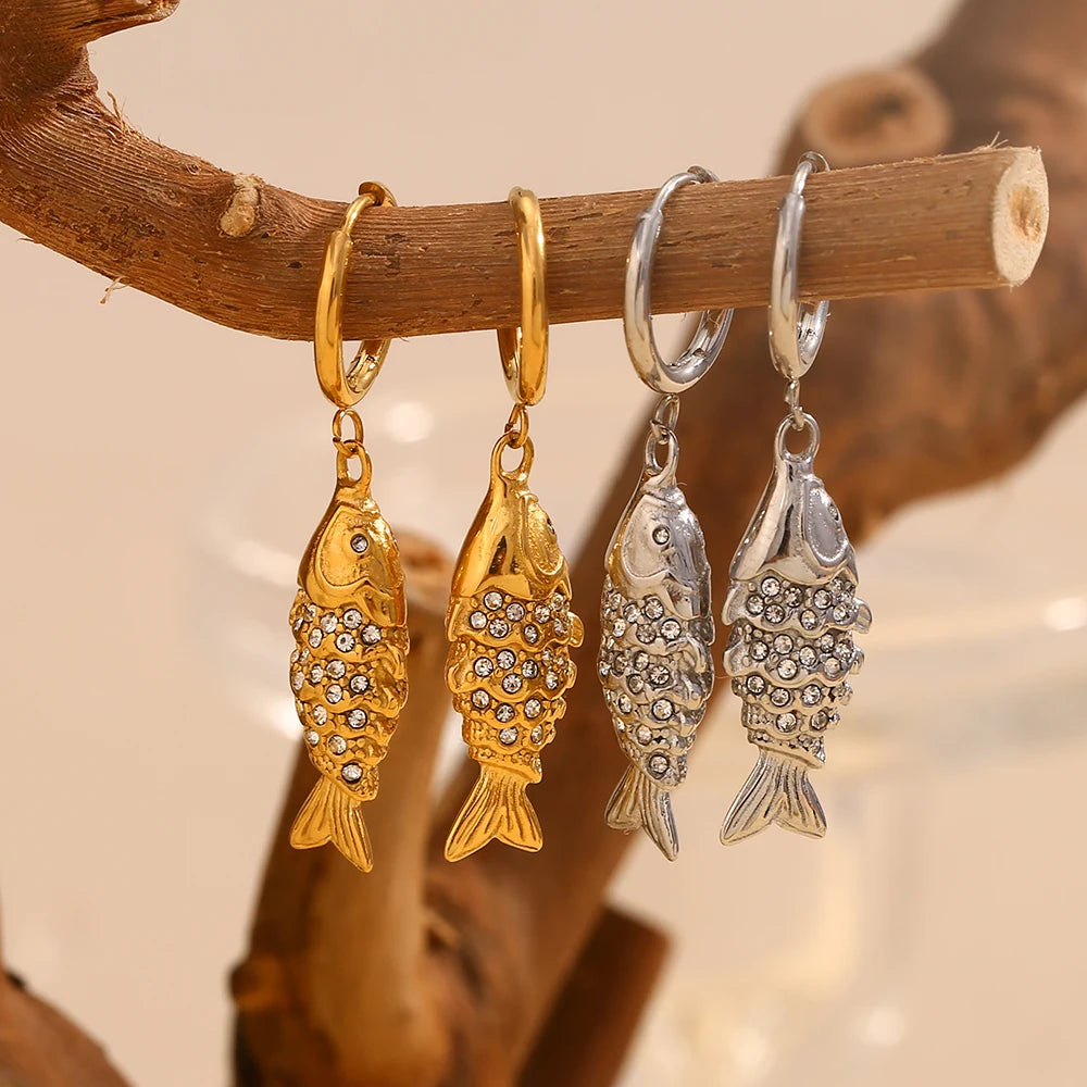 Lucky Fish Pendant Necklace