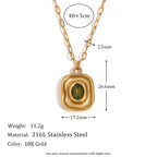 Emerald Edge Necklace