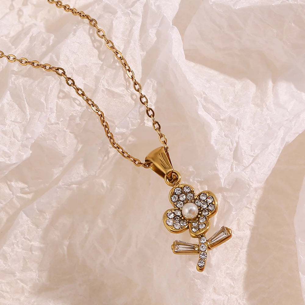 Pearl Blossom Necklace