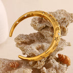 Zircon Star Moon Open Bracelet