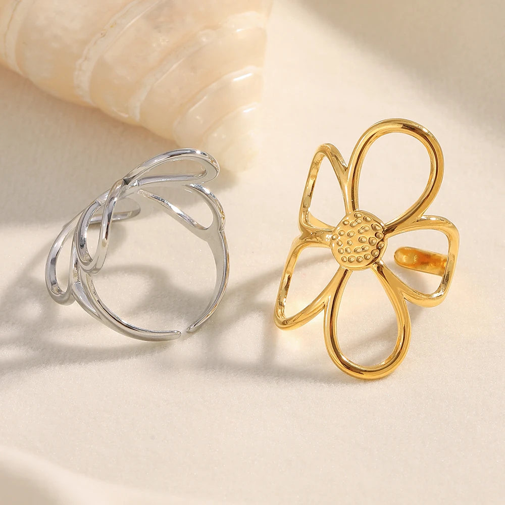 Dual Bloom Ring