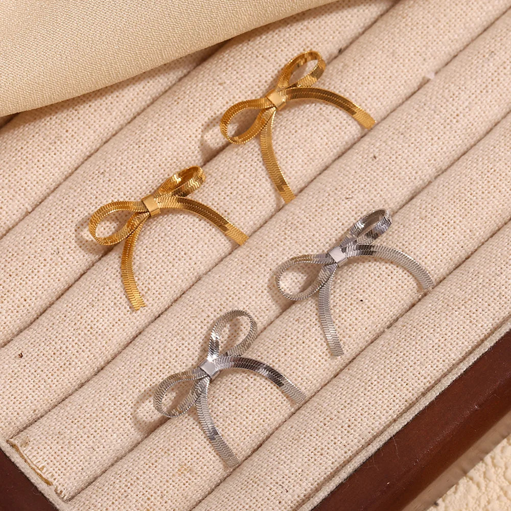 Bow Tassel Earrings