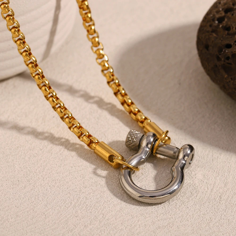 Dual Tone Necklace