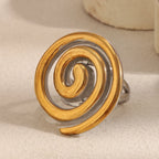 Spiral Twist Ring