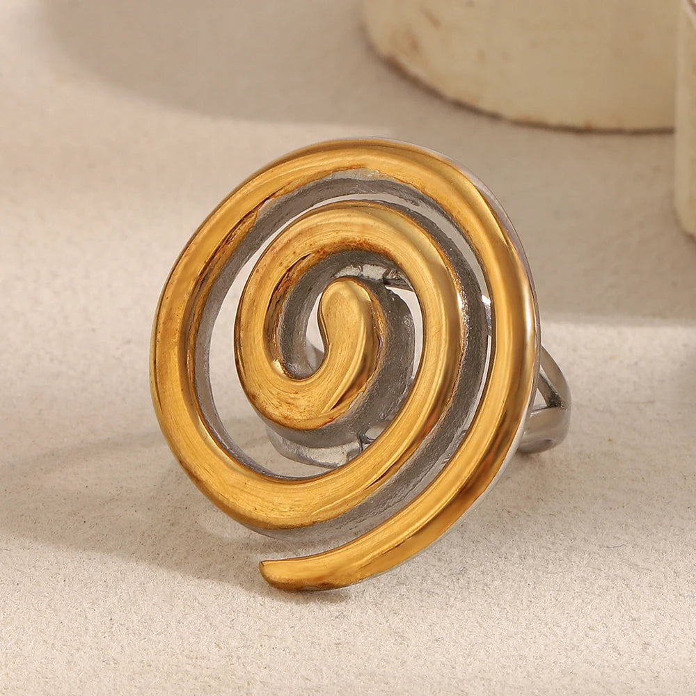 Spiral Twist Ring
