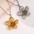 Golden Petal Necklace