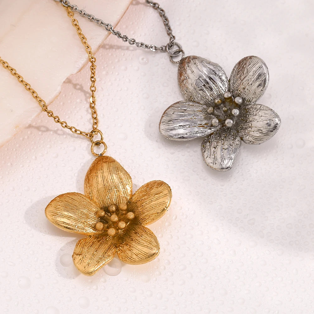 Golden Petal Necklace