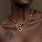 OT Heart Buckle Necklace