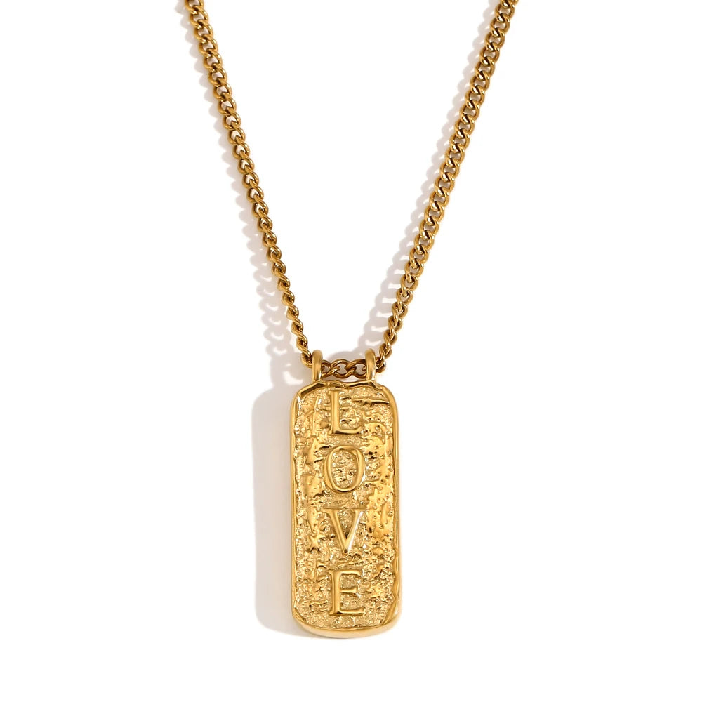 Lucky Number Tarot LOVE Pendant Necklace