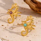 Seahorse Open Ring