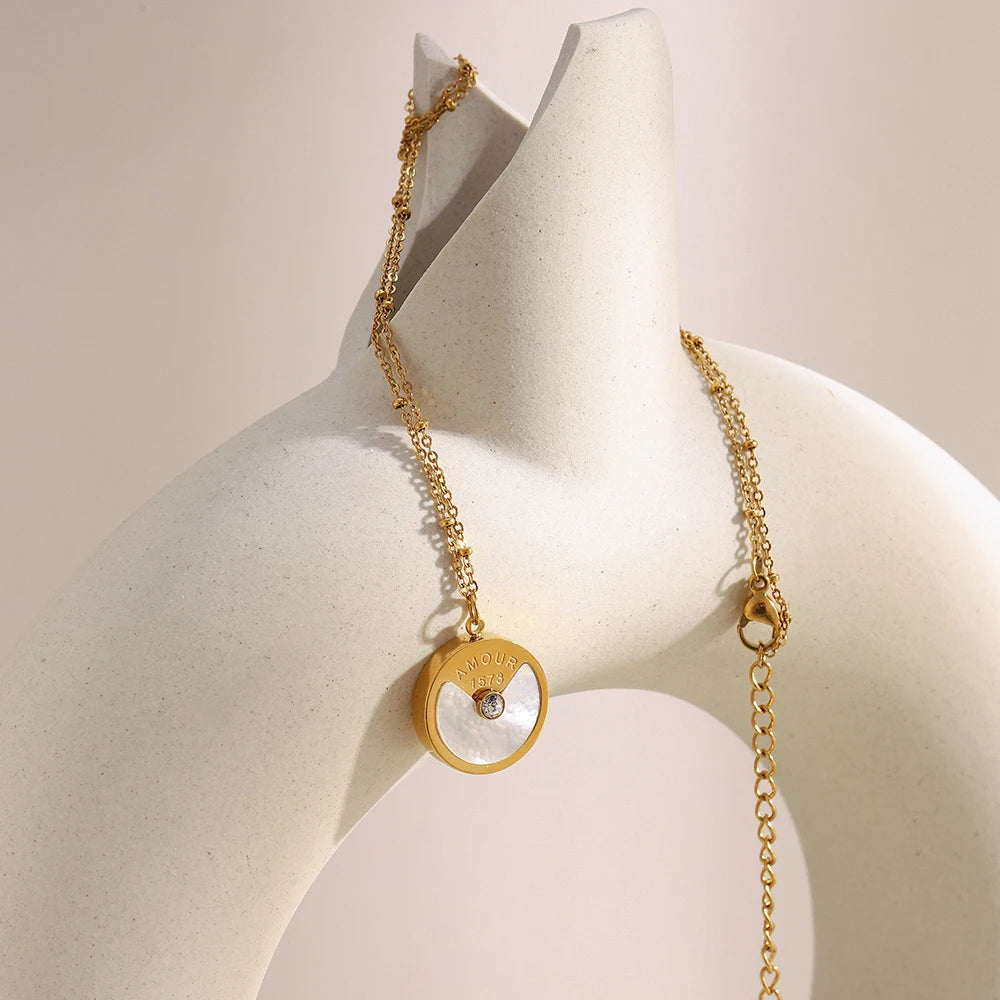 Ocean Letter Necklace