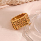 Serpent Square Ring