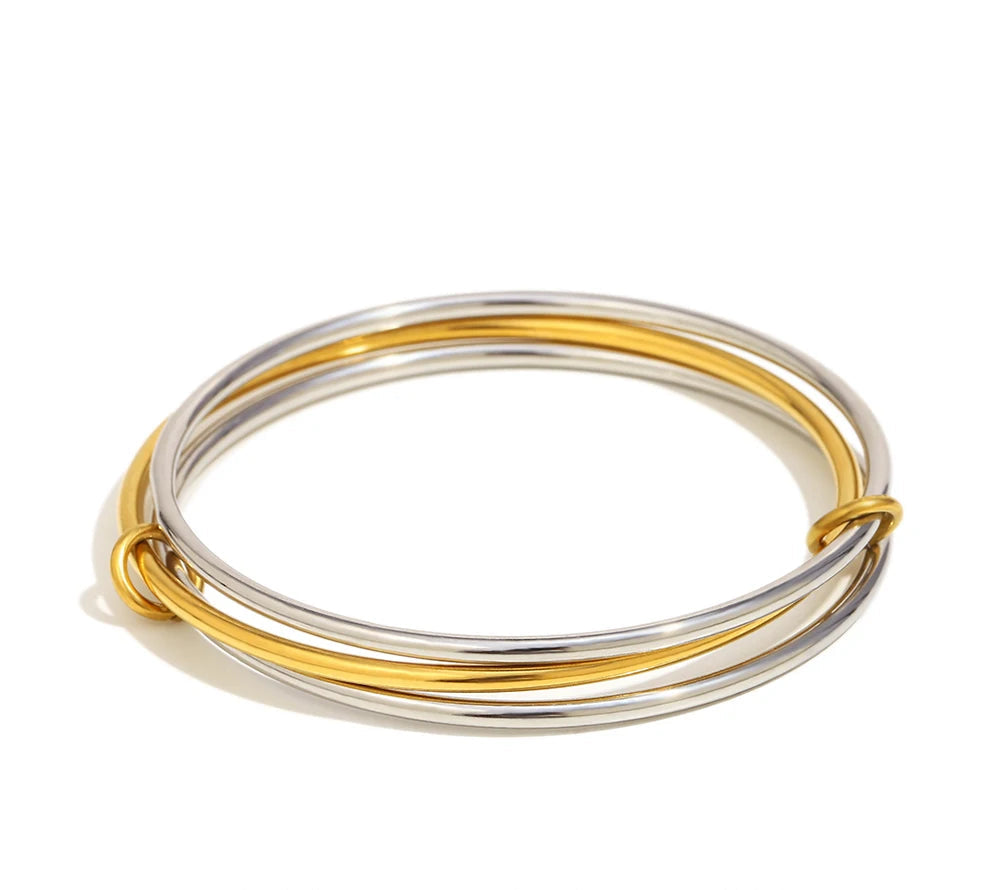 Triple Layer Zircon Bracelet
