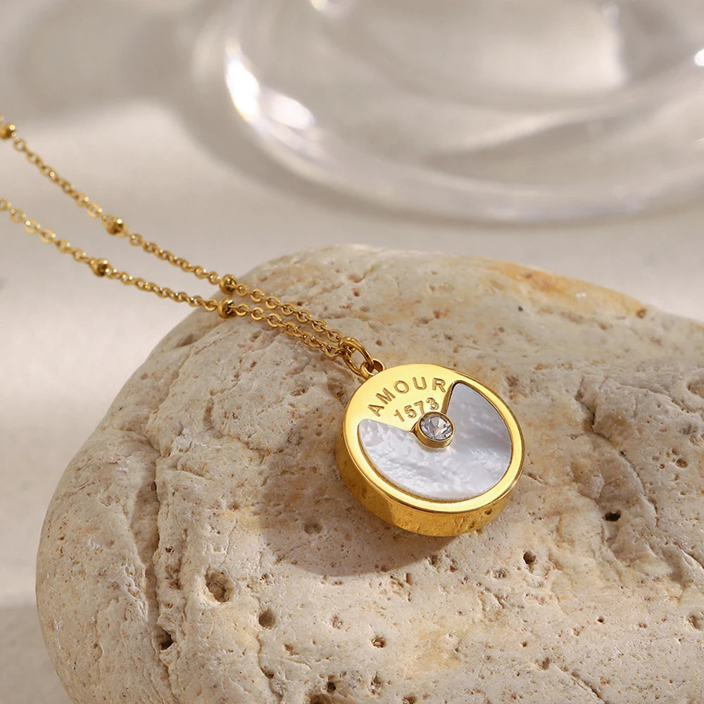 Ocean Letter Necklace