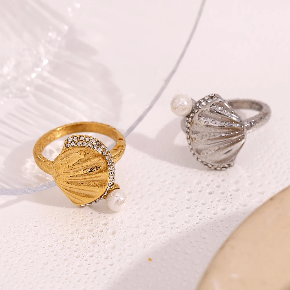Pearl Shell Ring