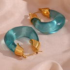 Acrylic Curve Earrings