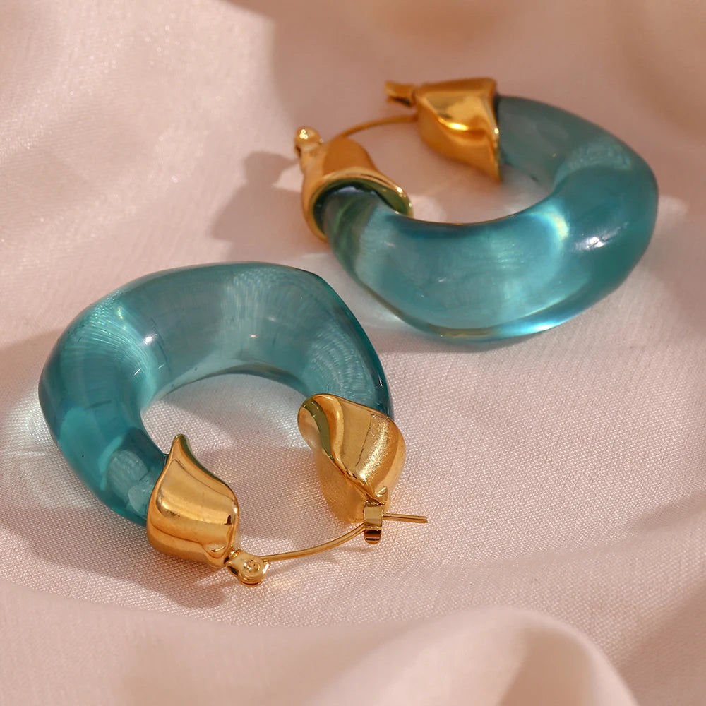 Acrylic Curve Earrings
