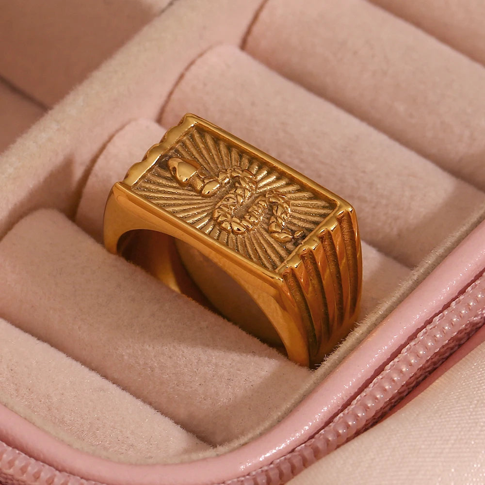 Serpent Square Ring