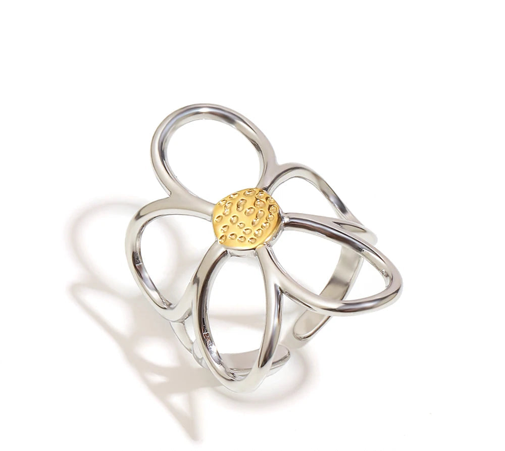 Dual Bloom Ring