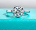 Anello Solitario Purezza Dorata
