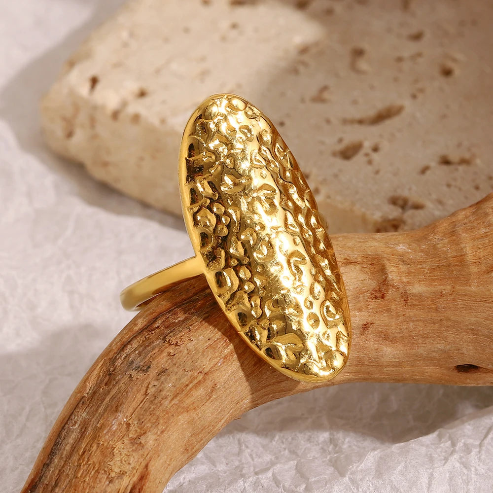 Hammered Glow Ring