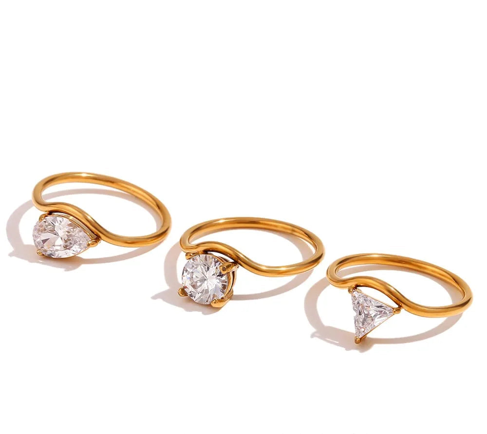 Ocean Wave Ring