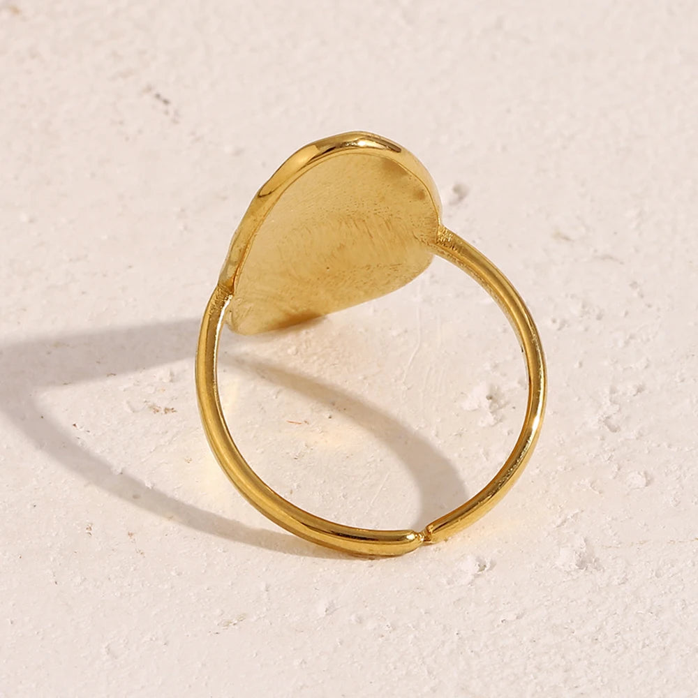 Hammered Glow Ring