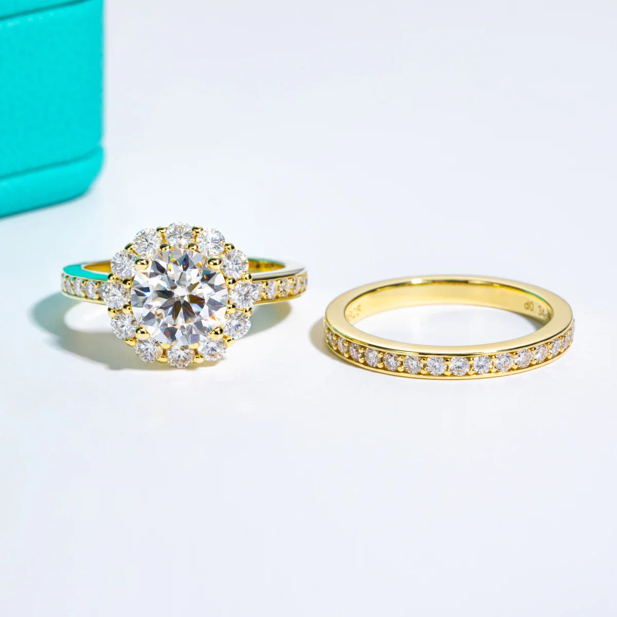 Anello Halo Bagliore Infinito (Set 2-in-1)