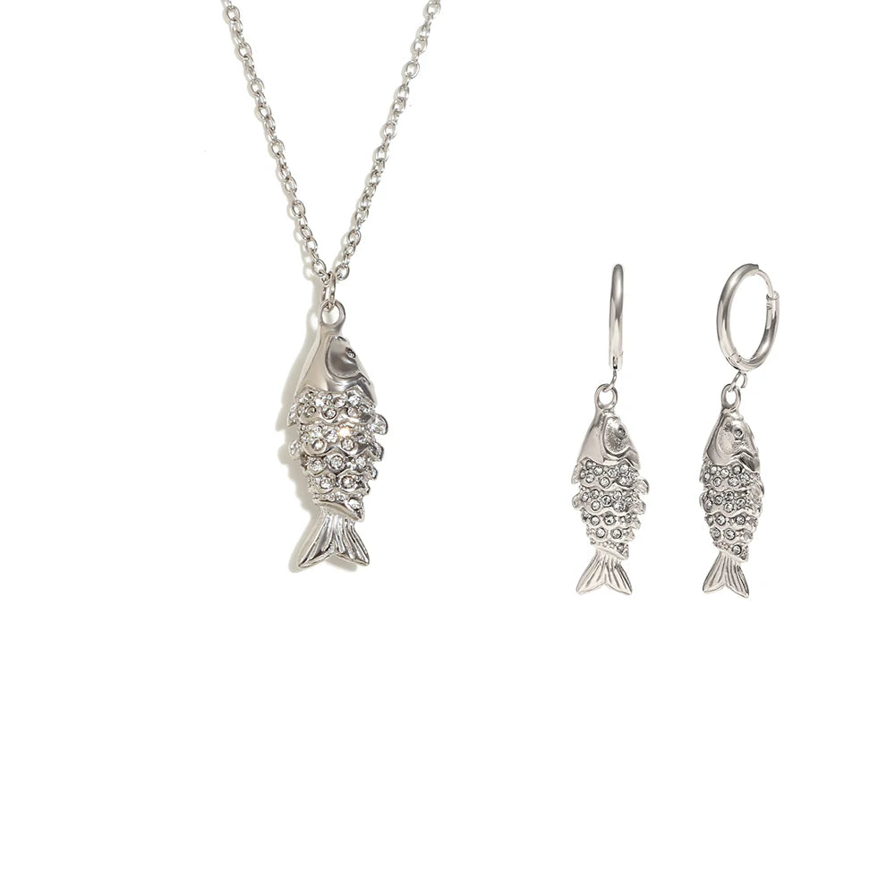Lucky Fish Pendant Necklace