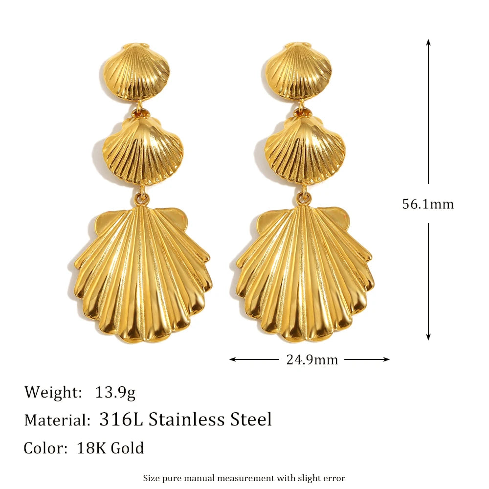 Starfish & Shell Necklace Set